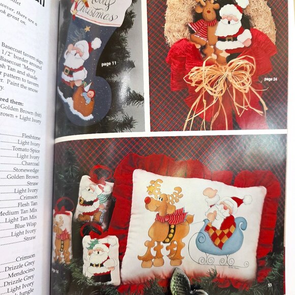 1996 Grace Publications Christmas Classics 2 Craft Design Country Crafting Book - Picture 9 of 13